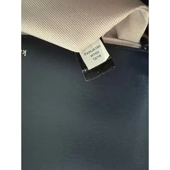 Kate Spade Denim Amelia Jeweled Shoulder Bag w/ Crystal Spade - Picture 11 of 16